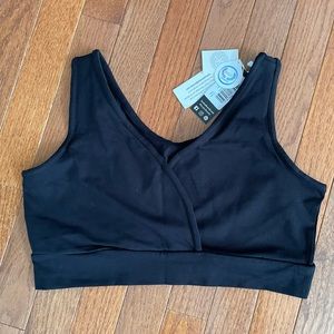 NWT Kindred Bravely Black Size Large Maternity Nursing Bra